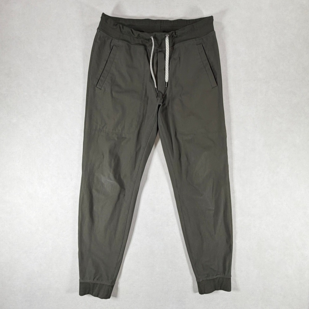 Vuori Mens Performance Jogger Pants Olive Green V435 Medium Activewear